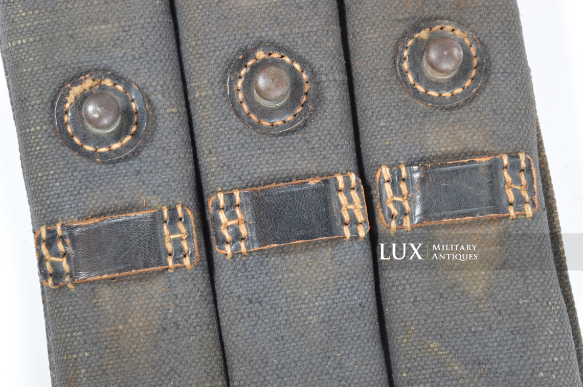 Early pair of MP38/40 pouches in blue canvas, « bdr41 » - photo 48