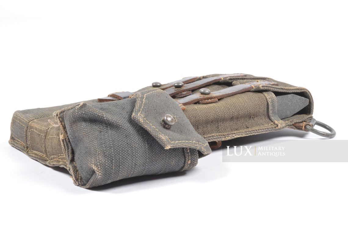 Early pair of MP38/40 pouches in blue canvas, « bdr41 » - photo 20