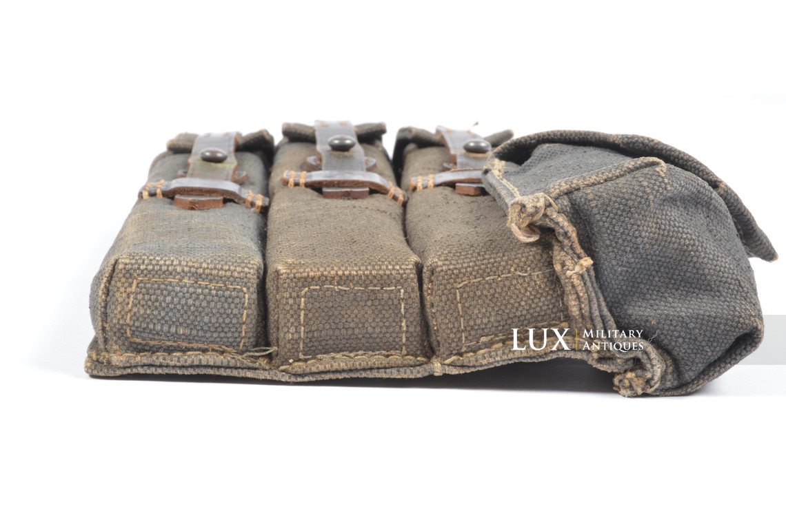 Early pair of MP38/40 pouches in blue canvas, « bdr41 » - photo 21
