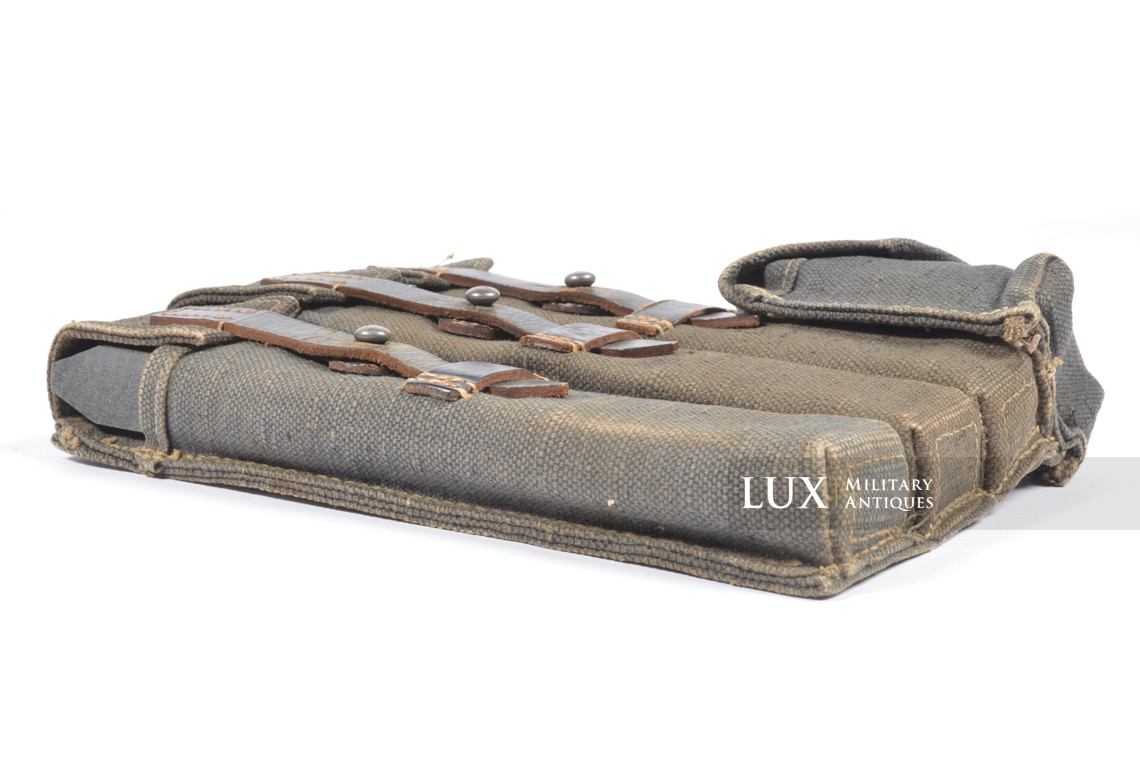 Early pair of MP38/40 pouches in blue canvas, « bdr41 » - photo 22