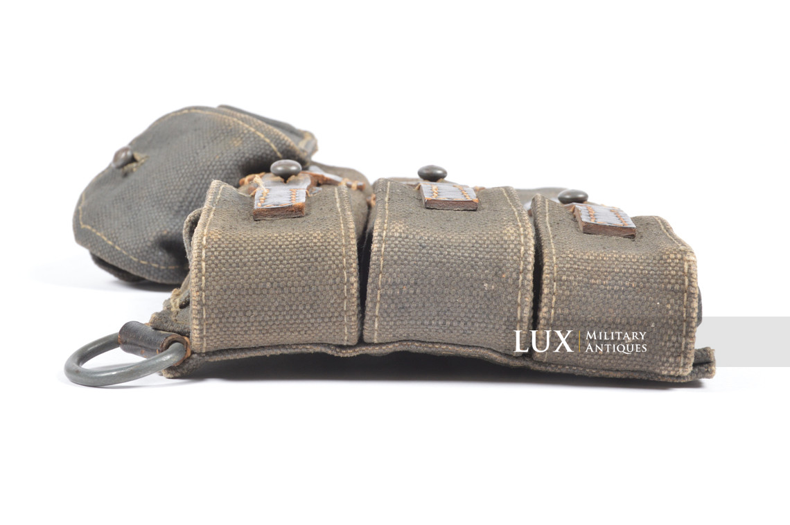 Early pair of MP38/40 pouches in blue canvas, « bdr41 » - photo 23
