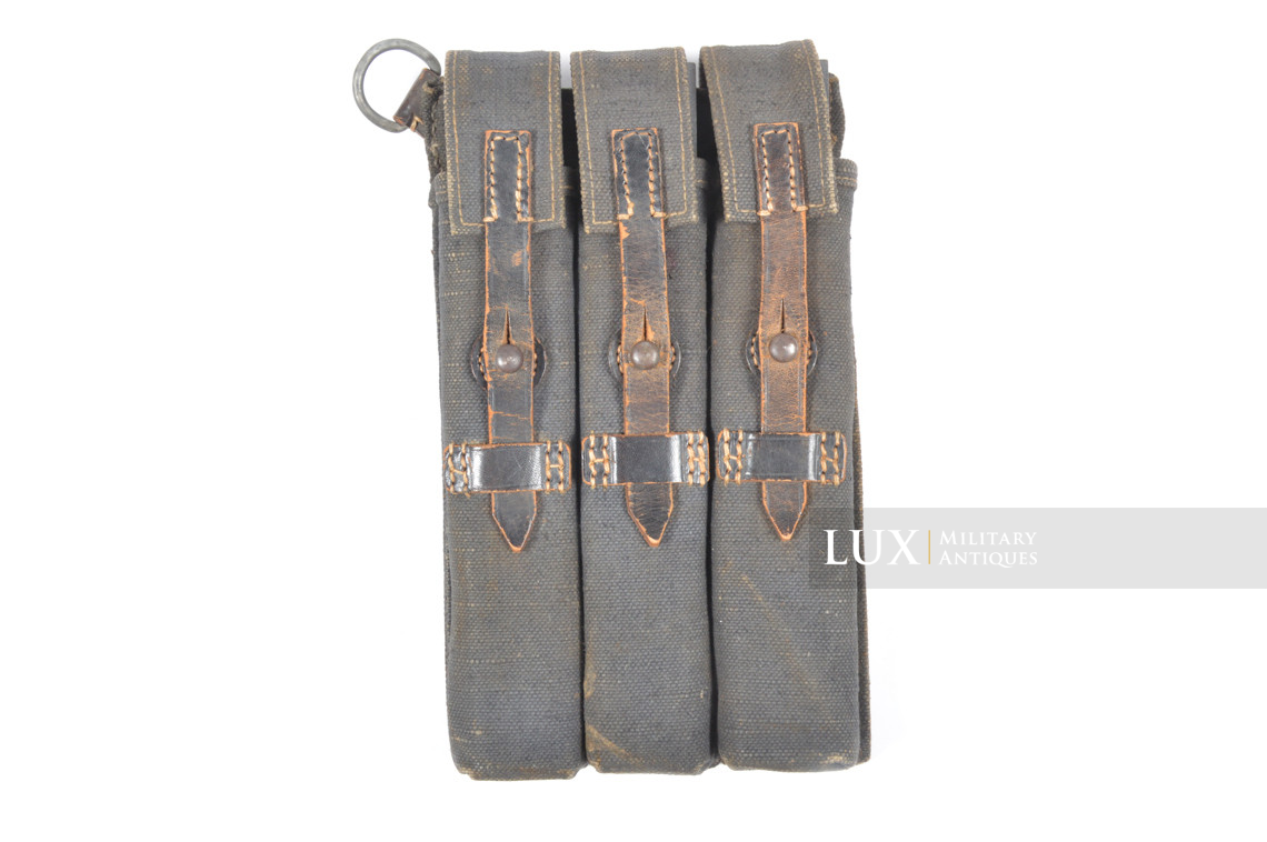 Early pair of MP38/40 pouches in blue canvas, « bdr41 » - photo 30