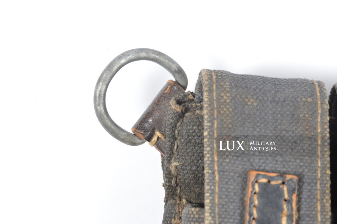 Early pair of MP38/40 pouches in blue canvas, « bdr41 » - photo 32