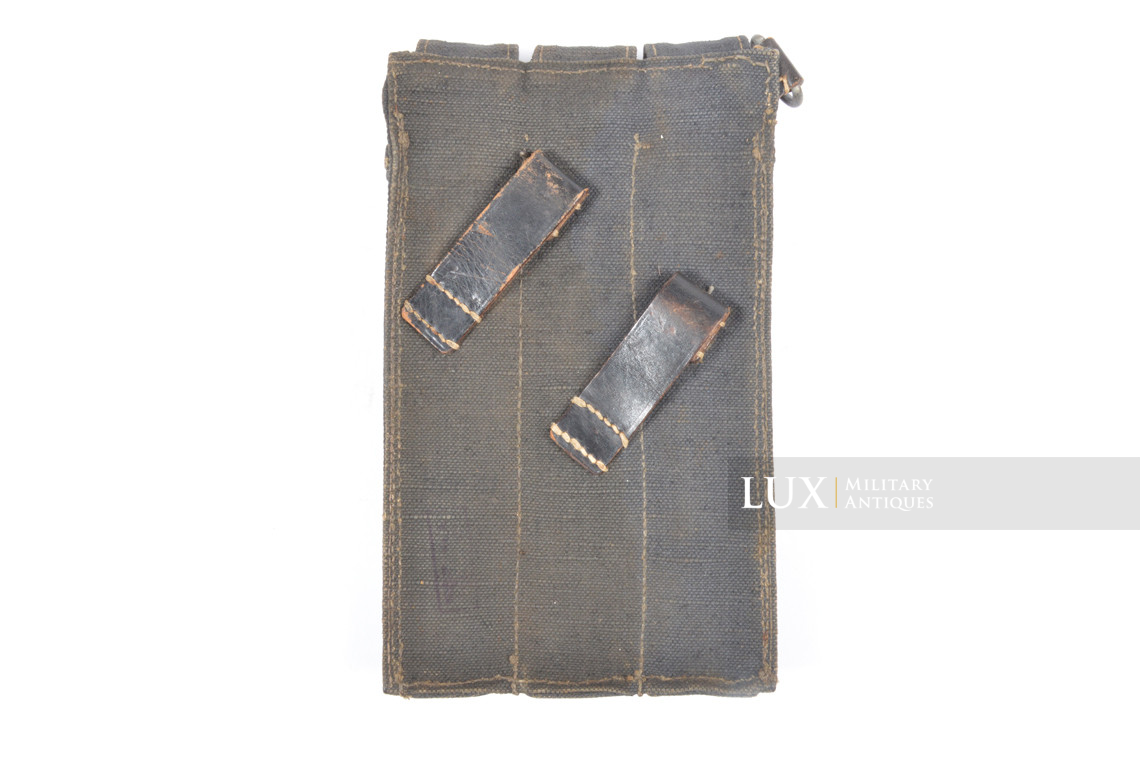 Early pair of MP38/40 pouches in blue canvas, « bdr41 » - photo 34