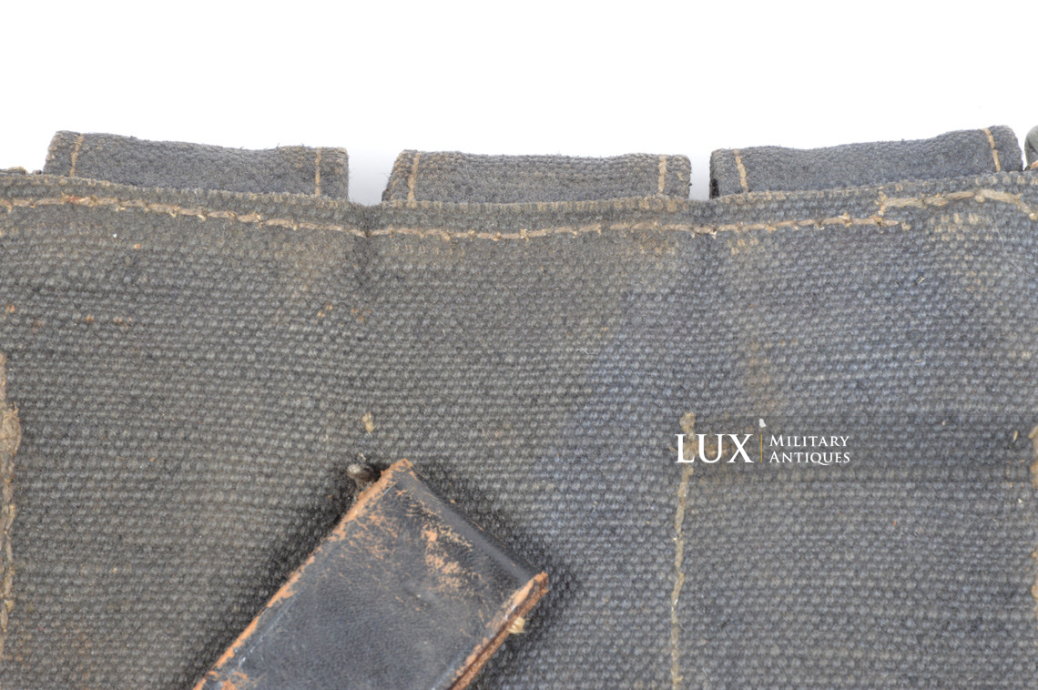 Early pair of MP38/40 pouches in blue canvas, « bdr41 » - photo 35