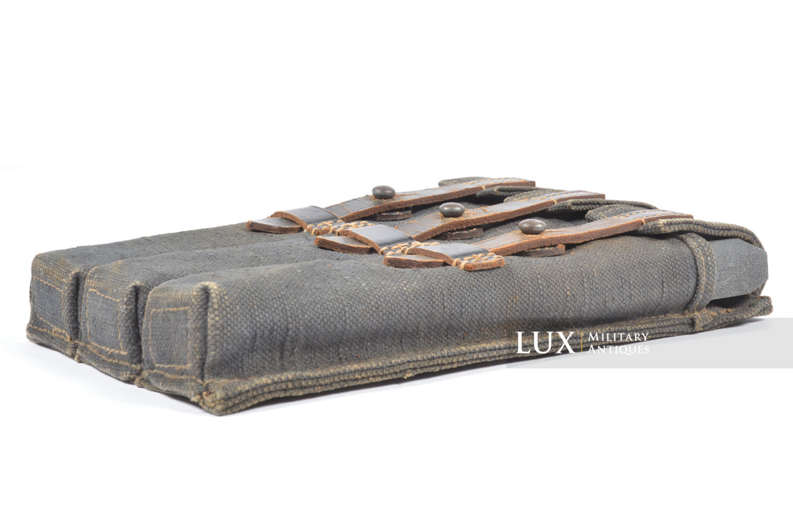 Early pair of MP38/40 pouches in blue canvas, « bdr41 » - photo 41