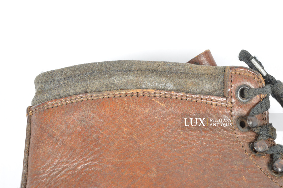 German mountain trooper's ankle boots, « Skijäger » - photo 10