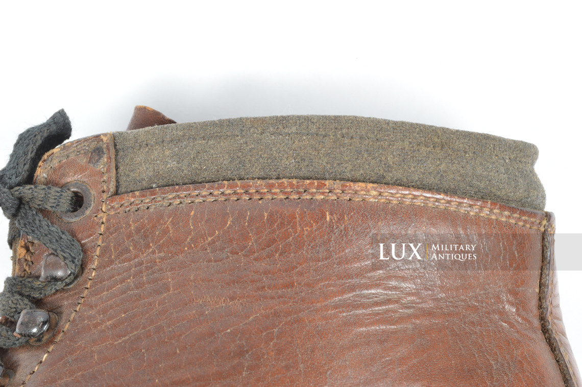 German mountain trooper's ankle boots, « Skijäger » - photo 14