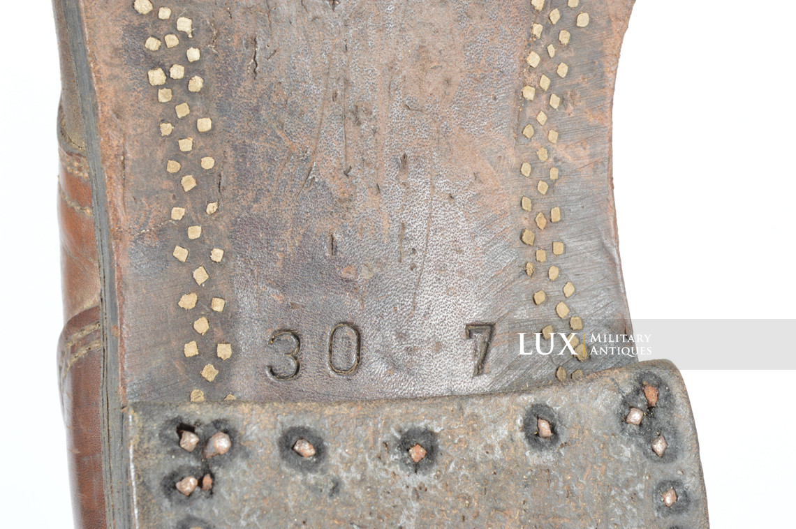German mountain trooper's ankle boots, « Skijäger » - photo 19
