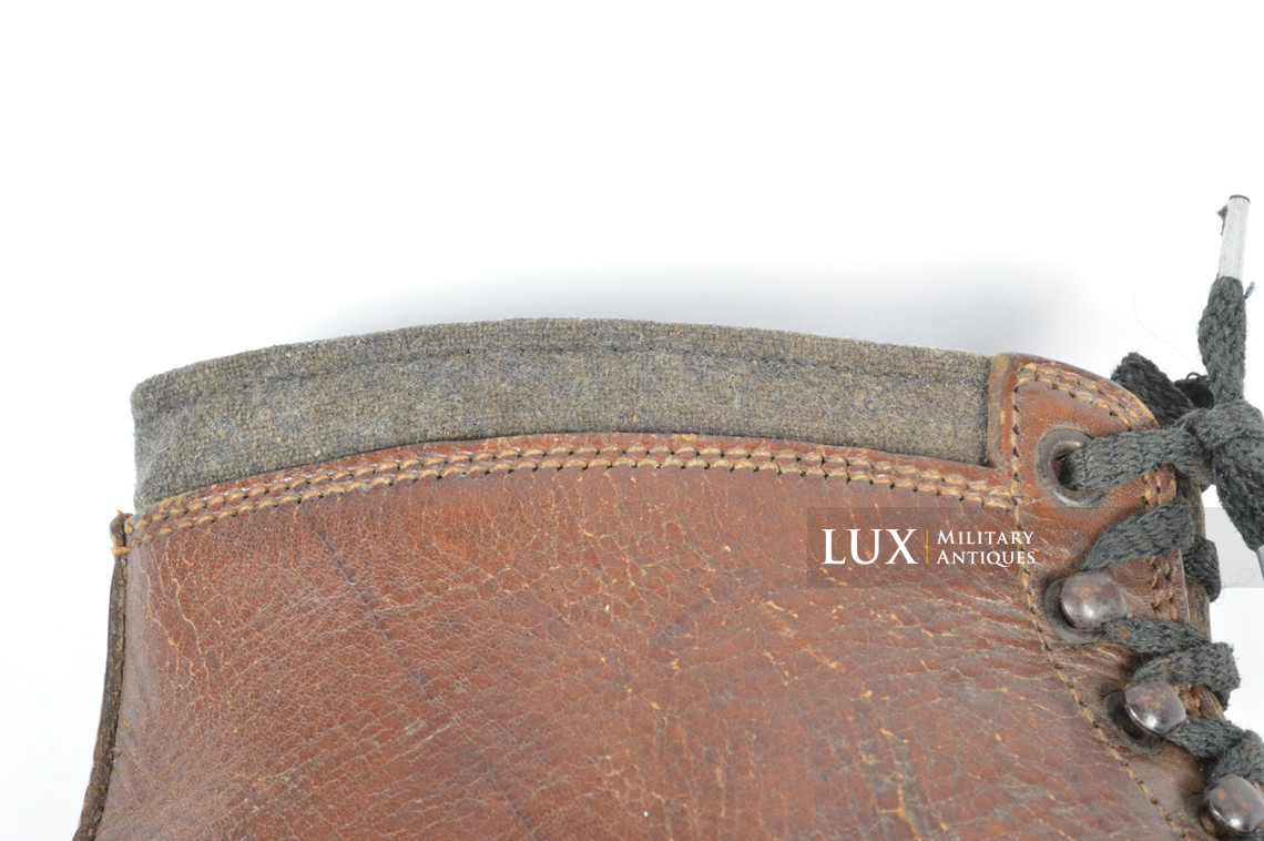German mountain trooper's ankle boots, « Skijäger » - photo 26