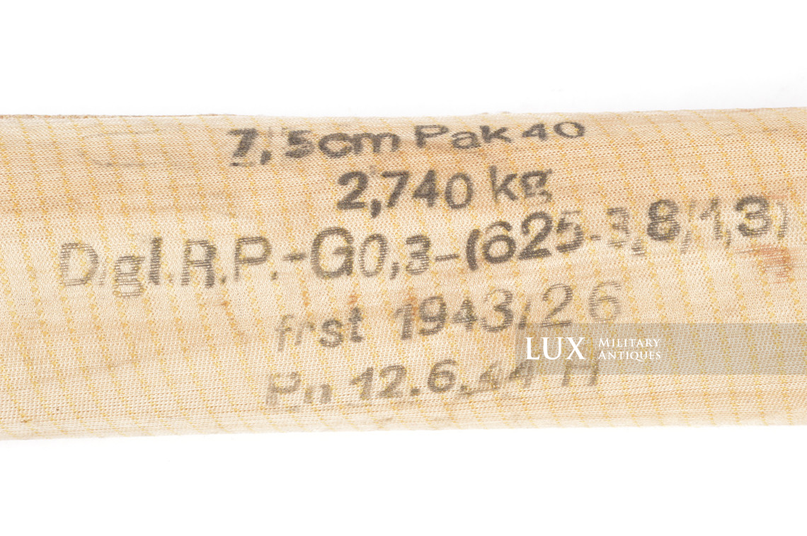 Rare German 7.5cm Pak 40 powder charge bag - photo 8
