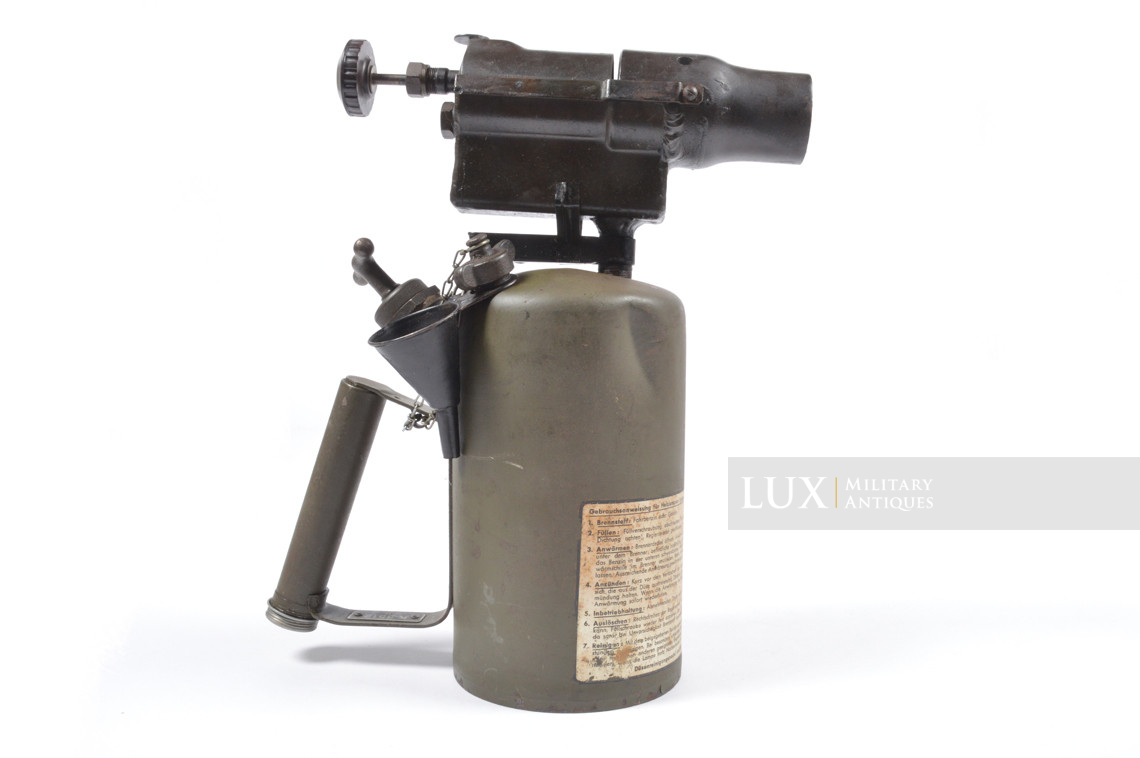 German mid-war vehicle blow torch, « Heizlampe » - photo 11