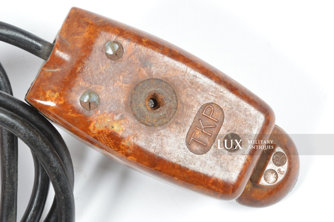German armoured vehicle / tanks morse code telegraph key, « tkp 1944 » - photo 9