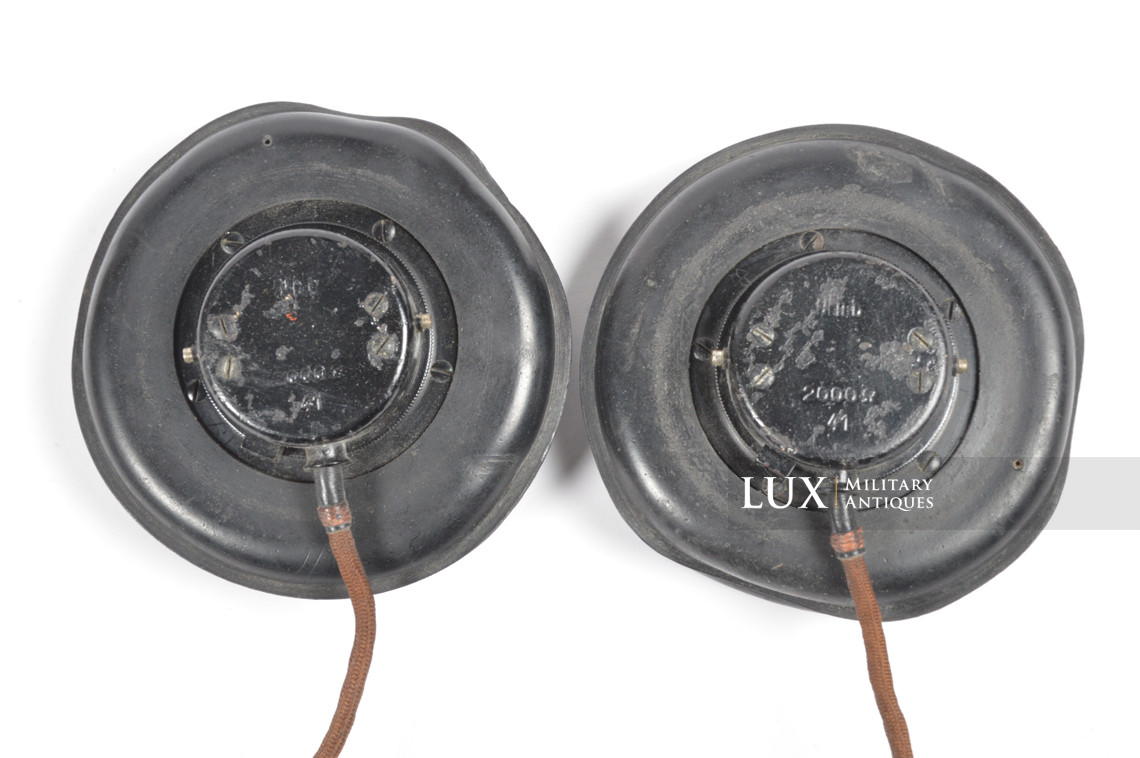 Unissued German Panzer / Armored headphones, « DFH.B 41 » - photo 9