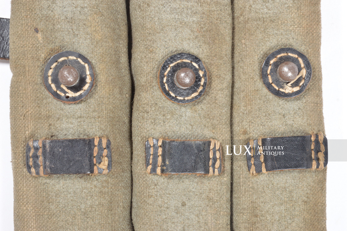Rare porte chargeurs MP38/40 en toile bleue, « clg43 » - photo 26