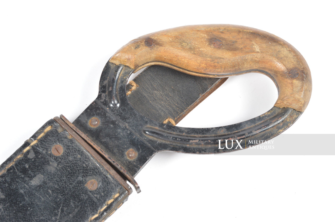 Scie de pionnier allemand & son étui en carton pressé noir, « kkd 1943 » - photo 8