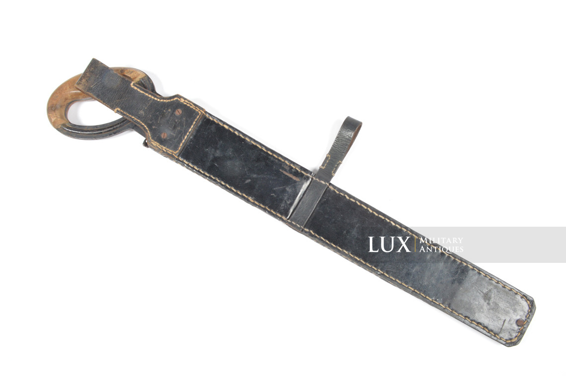 Scie de pionnier allemand & son étui en carton pressé noir, « kkd 1943 » - photo 11