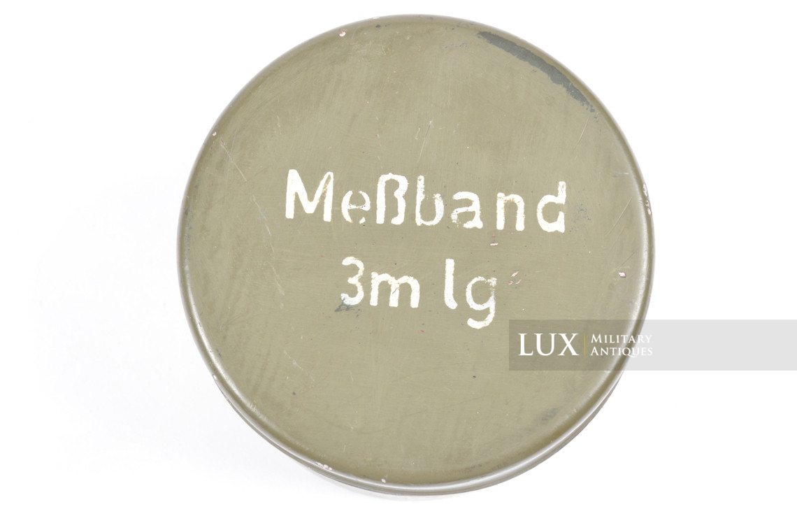 German artillery / mortar measuring distance gauge band box, « MESSBAND » - photo 8