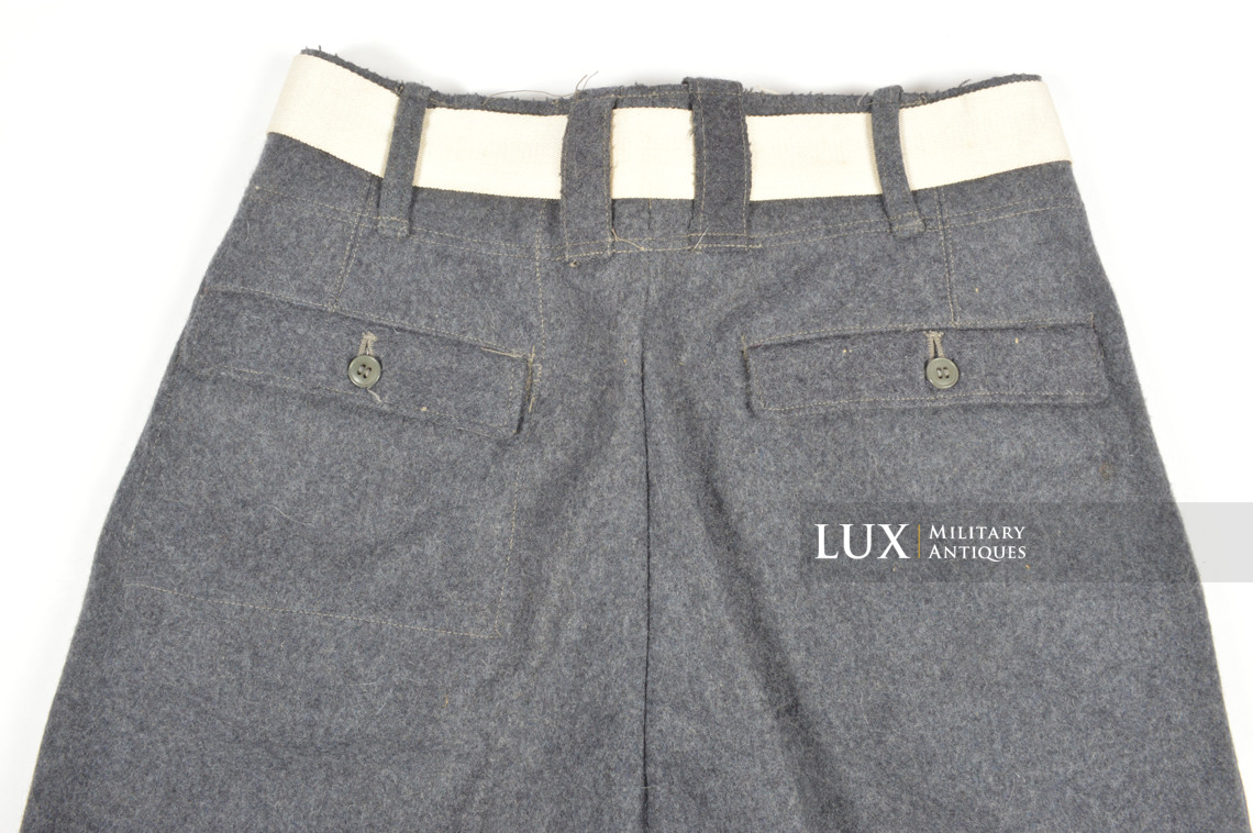Rare pantalon de combat M44 Luftwaffe, état neuf - photo 21