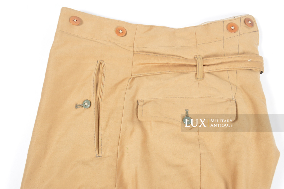 Rare pantalon culotte de cheval Waffen-SS tropical - photo 8