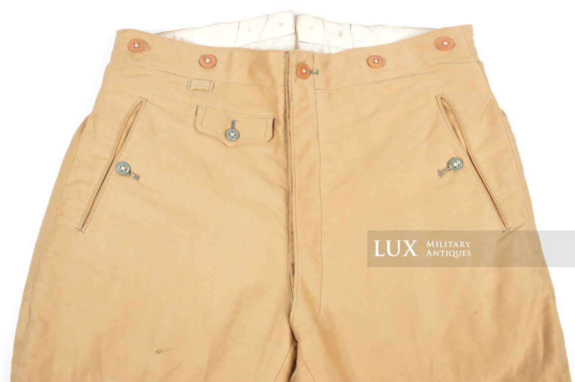 Rare pantalon culotte de cheval Waffen-SS tropical - photo 15