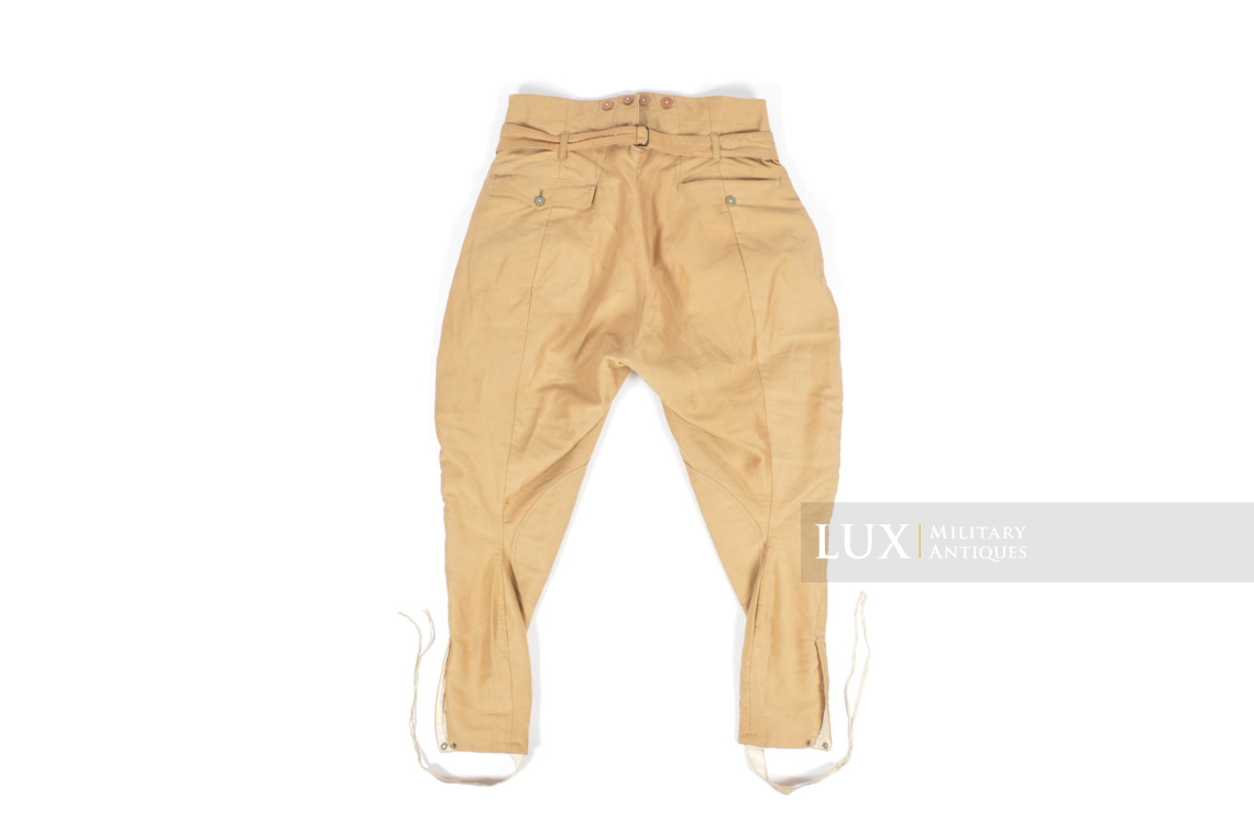Rare pantalon culotte de cheval Waffen-SS tropical - photo 19