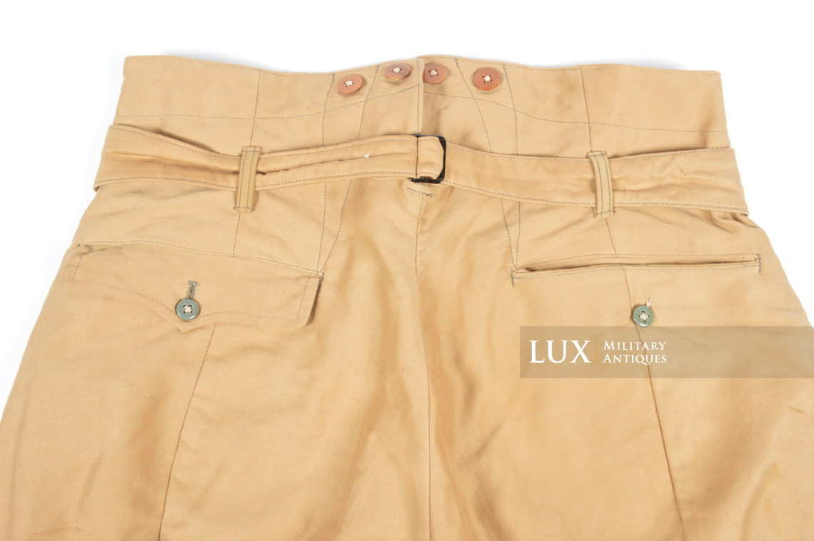 Rare pantalon culotte de cheval Waffen-SS tropical - photo 20