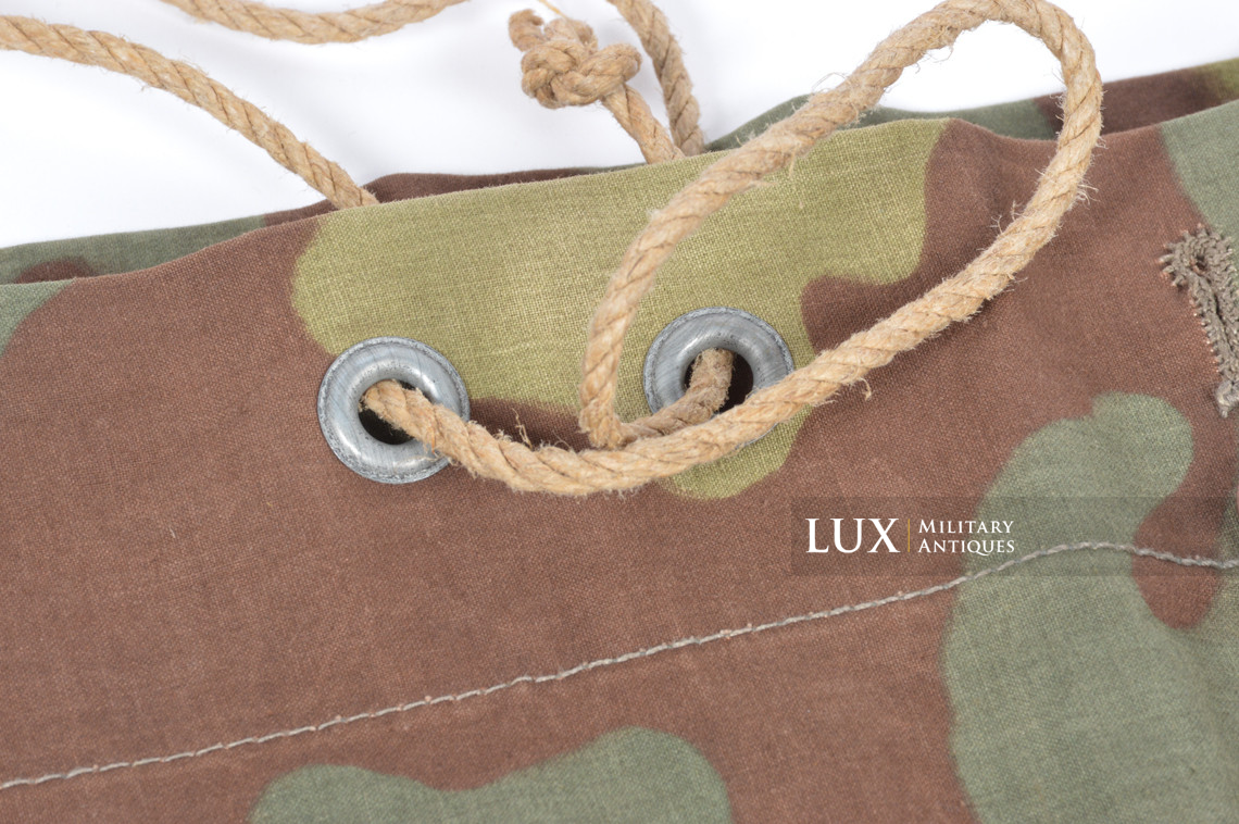Rare German Heer / Luftwaffe italian camouflage shelter quarter / poncho, « RBNr » - photo 10