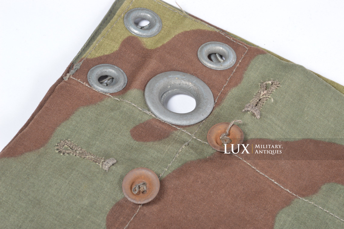 Rare German Heer / Luftwaffe italian camouflage shelter quarter / poncho, « RBNr » - photo 11