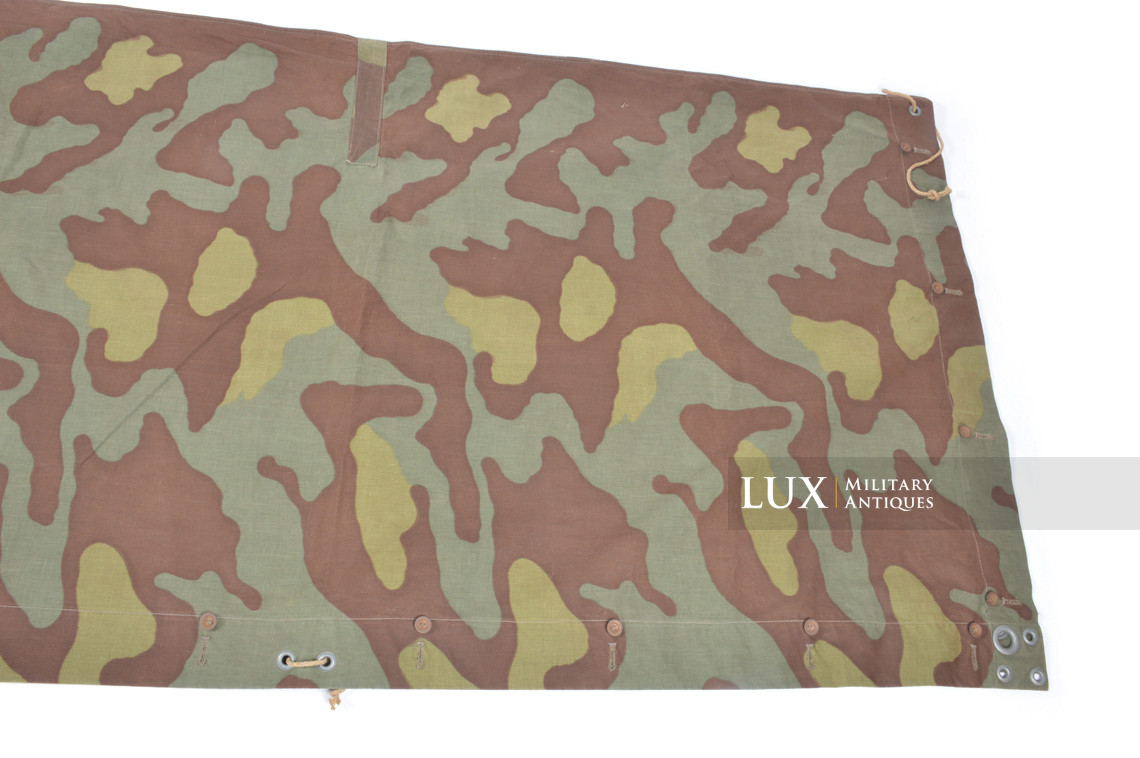 Rare German Heer / Luftwaffe italian camouflage shelter quarter / poncho, « RBNr » - photo 14