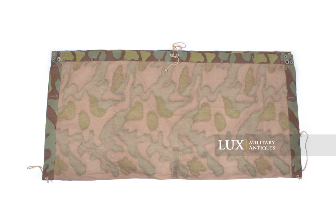 Rare German Heer / Luftwaffe italian camouflage shelter quarter / poncho, « RBNr » - photo 15