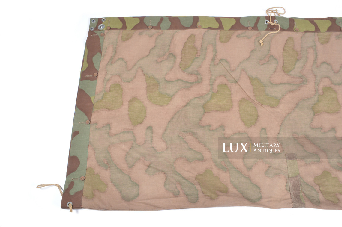 Rare German Heer / Luftwaffe italian camouflage shelter quarter / poncho, « RBNr » - photo 16