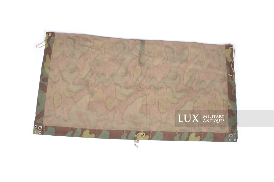Rare German Heer / Luftwaffe italian camouflage shelter quarter / poncho, « RBNr » - photo 18