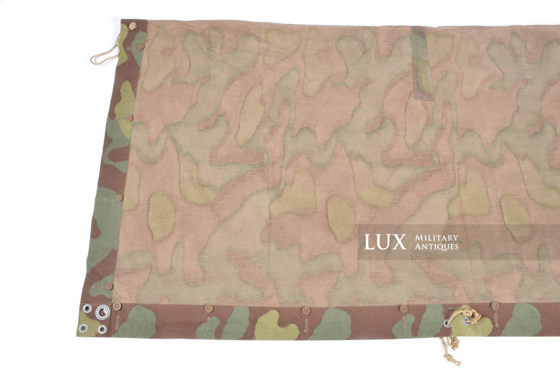 Rare German Heer / Luftwaffe italian camouflage shelter quarter / poncho, « RBNr » - photo 19