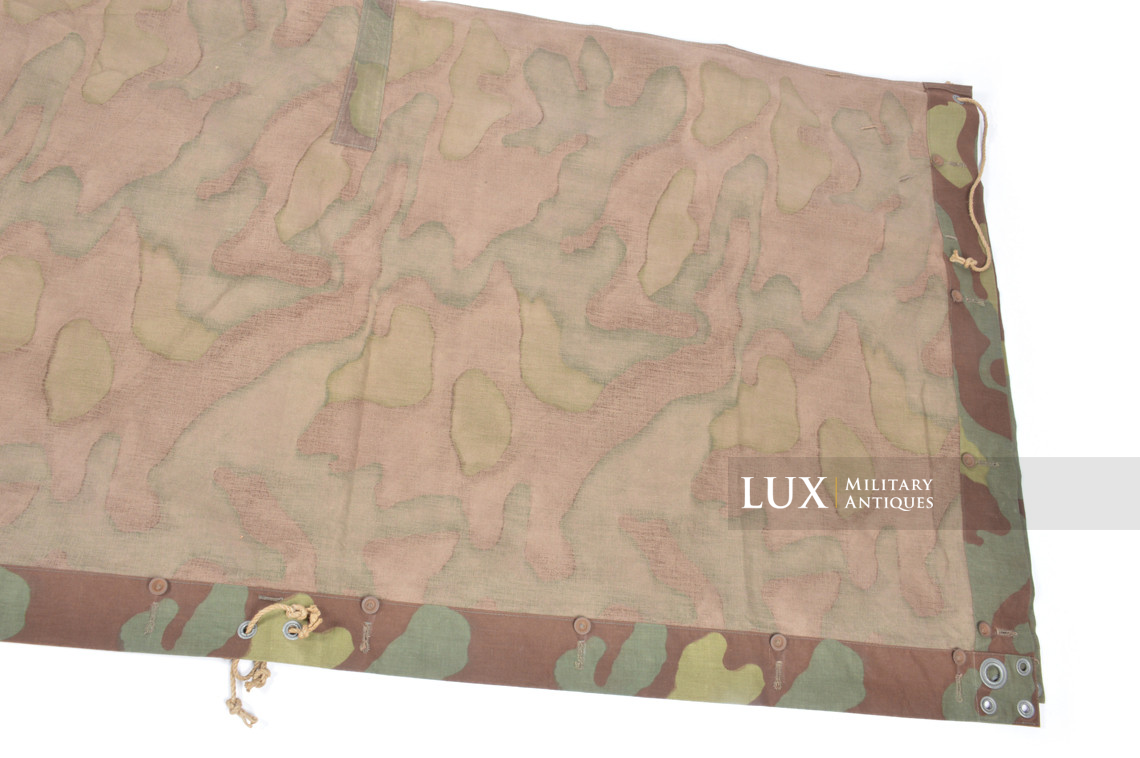 Rare German Heer / Luftwaffe italian camouflage shelter quarter / poncho, « RBNr » - photo 20