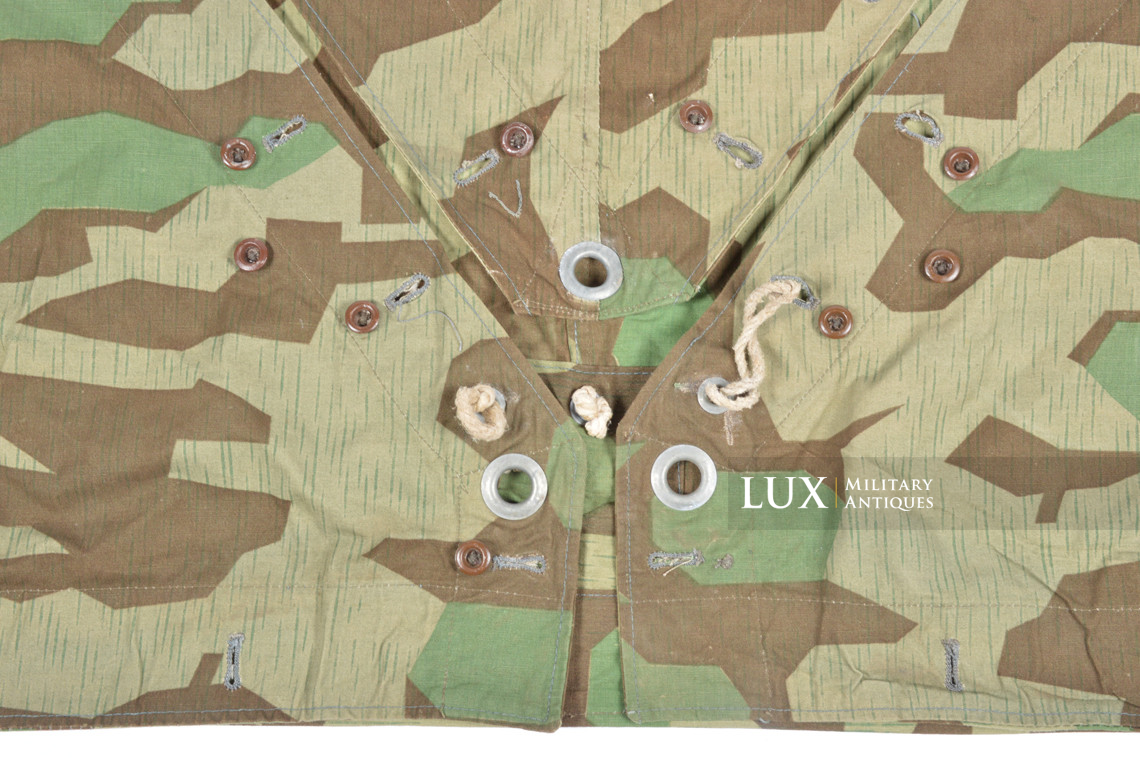 Unissued German Heer / Luftwaffe splinter camouflage shelter quarter / poncho, « RBNr » - photo 8
