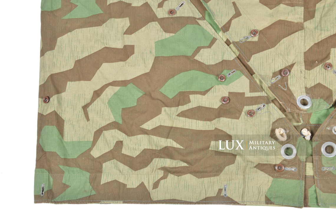 Unissued German Heer / Luftwaffe splinter camouflage shelter quarter / poncho, « RBNr » - photo 9