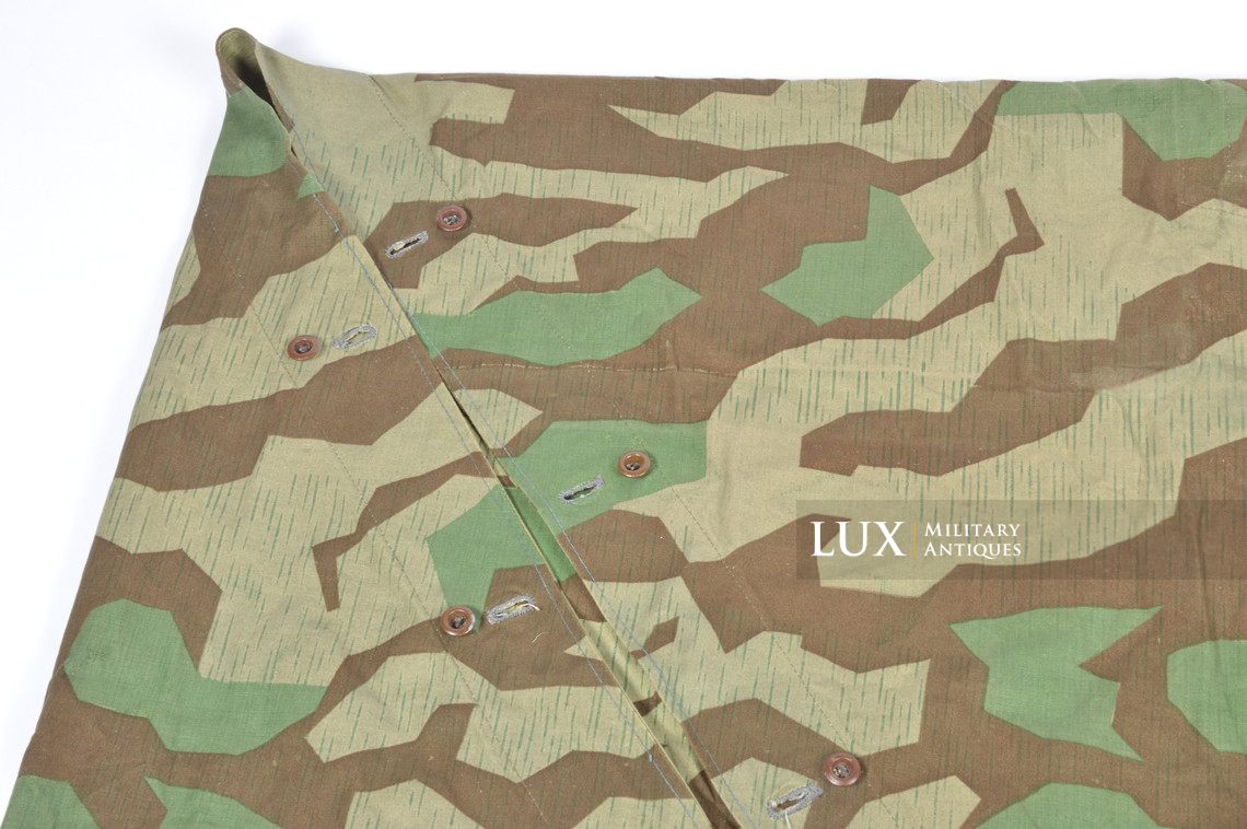 Unissued German Heer / Luftwaffe splinter camouflage shelter quarter / poncho, « RBNr » - photo 10