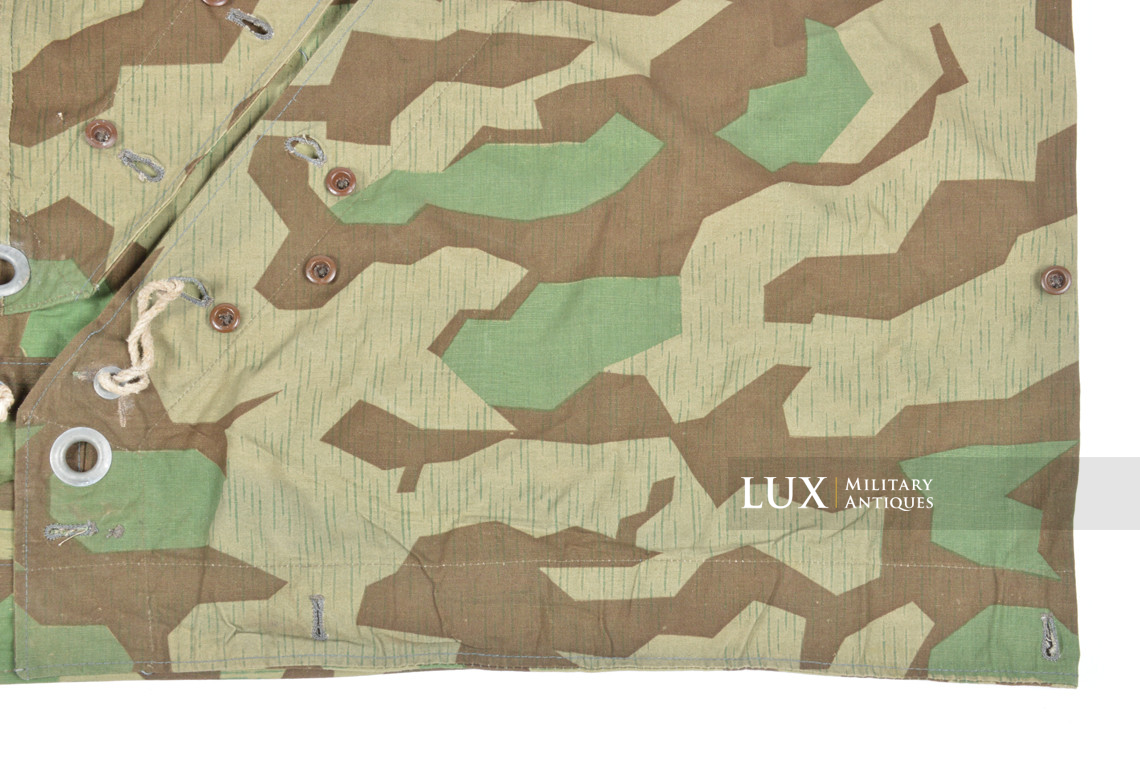 Unissued German Heer / Luftwaffe splinter camouflage shelter quarter / poncho, « RBNr » - photo 12