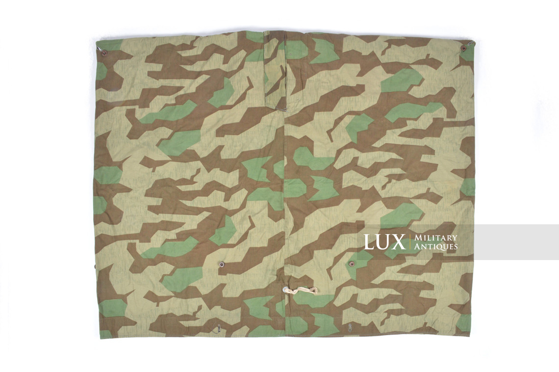 Unissued German Heer / Luftwaffe splinter camouflage shelter quarter / poncho, « RBNr » - photo 14