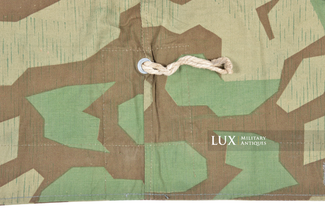 Unissued German Heer / Luftwaffe splinter camouflage shelter quarter / poncho, « RBNr » - photo 15