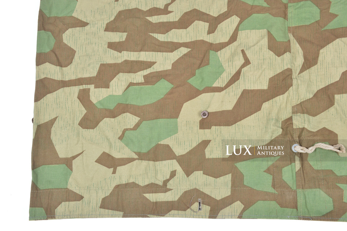 Unissued German Heer / Luftwaffe splinter camouflage shelter quarter / poncho, « RBNr » - photo 16