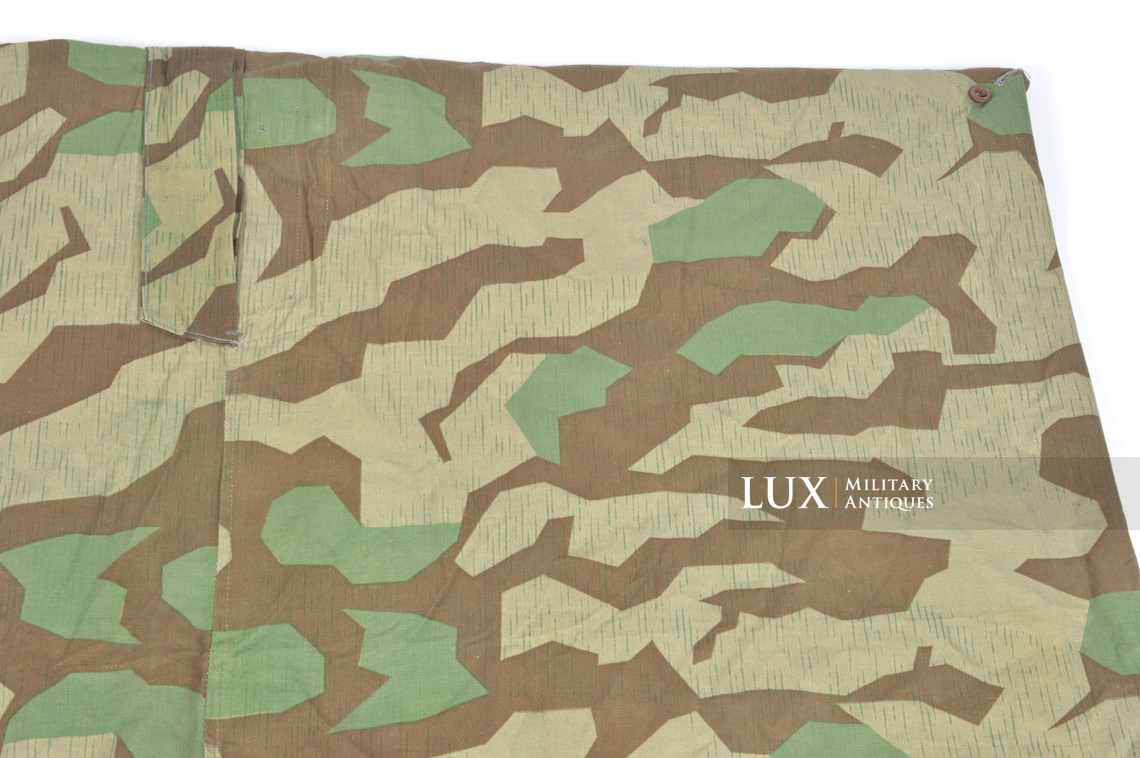 Unissued German Heer / Luftwaffe splinter camouflage shelter quarter / poncho, « RBNr » - photo 18