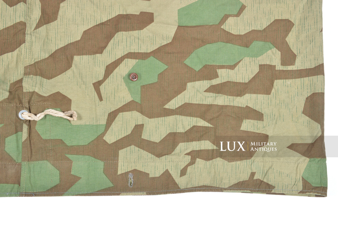 Unissued German Heer / Luftwaffe splinter camouflage shelter quarter / poncho, « RBNr » - photo 19