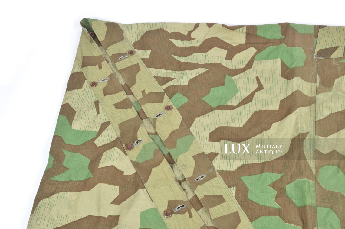 Unissued German Heer / Luftwaffe splinter camouflage shelter quarter / poncho, « RBNr » - photo 23