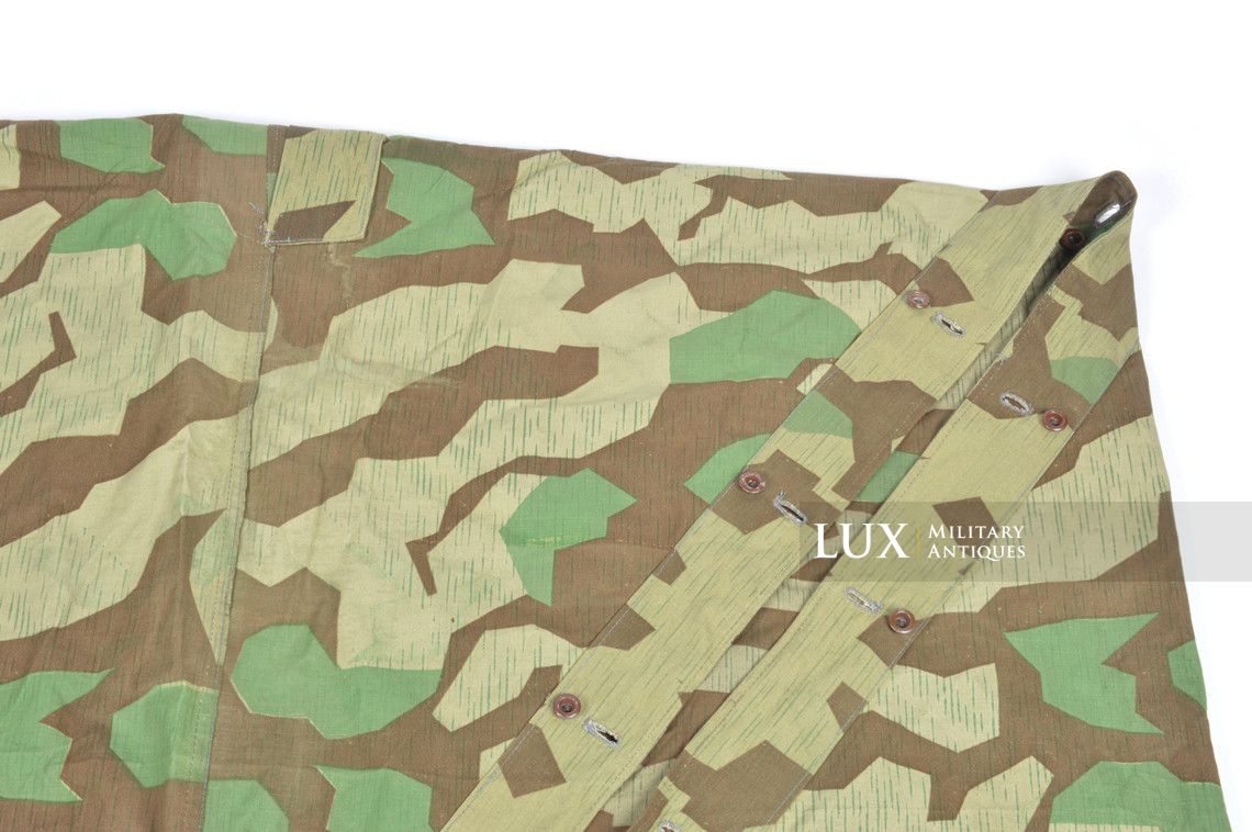 Unissued German Heer / Luftwaffe splinter camouflage shelter quarter / poncho, « RBNr » - photo 24