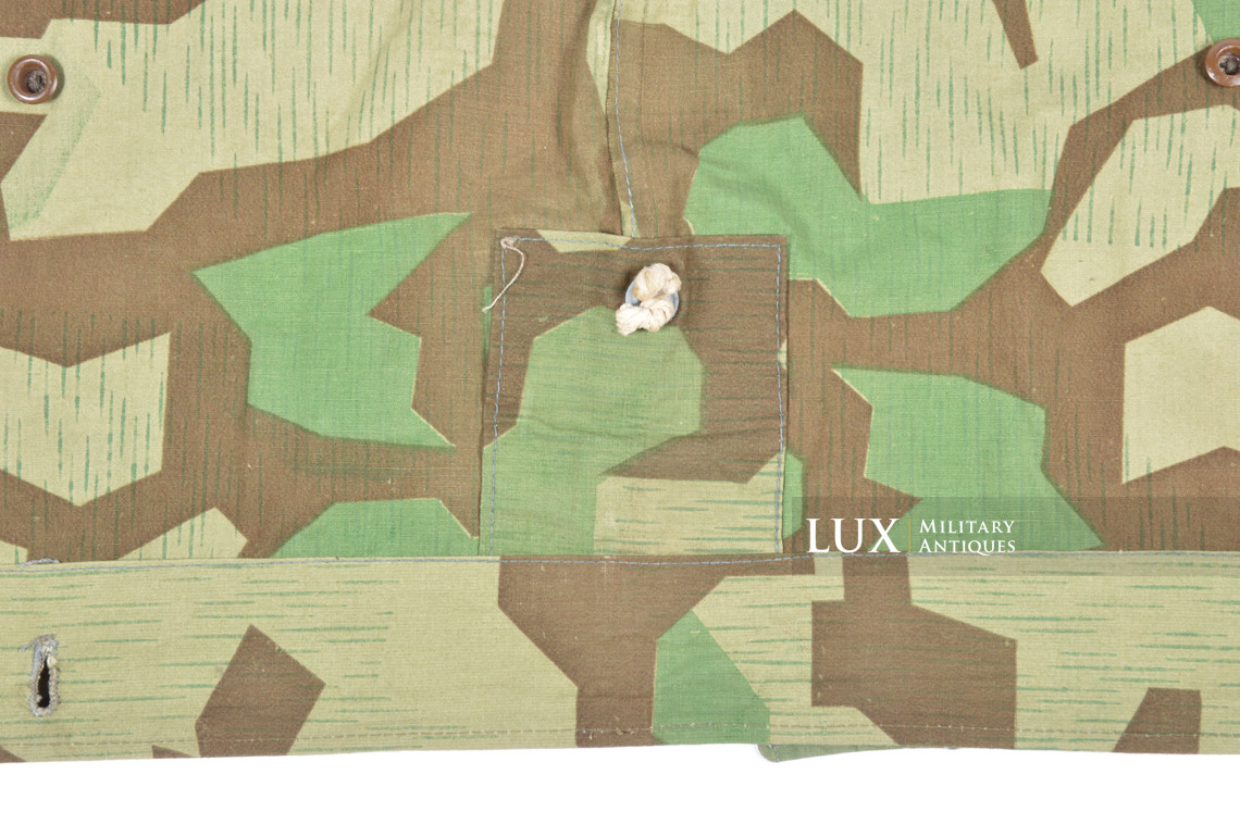 Unissued German Heer / Luftwaffe splinter camouflage shelter quarter / poncho, « RBNr » - photo 28