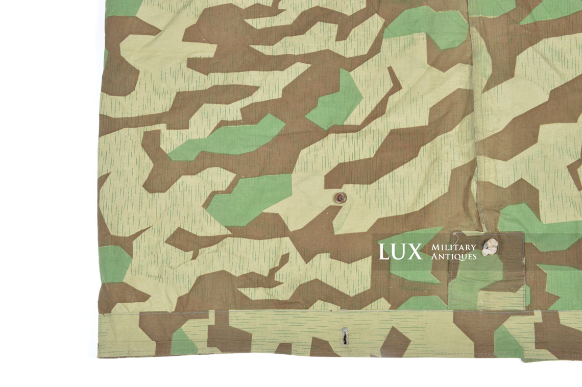 Unissued German Heer / Luftwaffe splinter camouflage shelter quarter / poncho, « RBNr » - photo 29