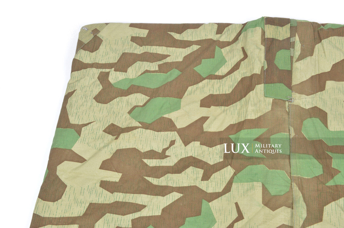 Unissued German Heer / Luftwaffe splinter camouflage shelter quarter / poncho, « RBNr » - photo 30