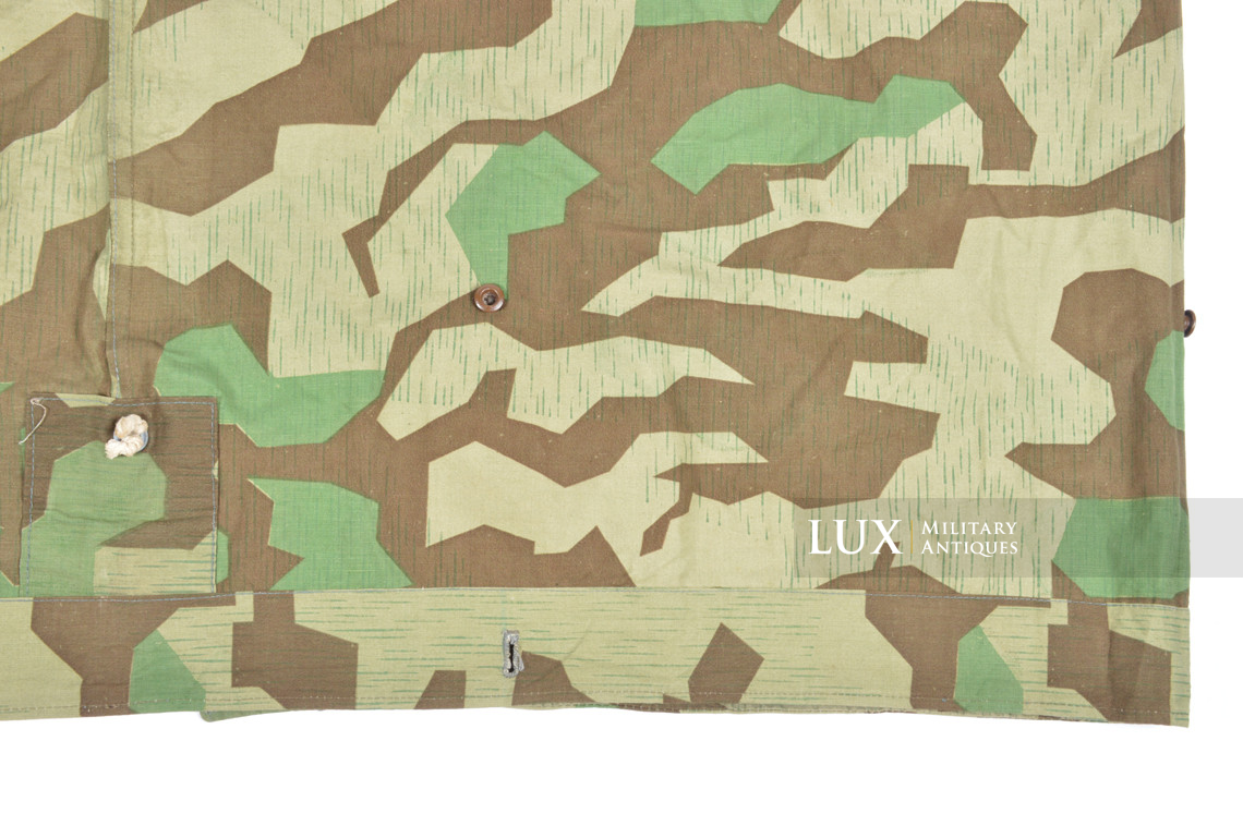 Unissued German Heer / Luftwaffe splinter camouflage shelter quarter / poncho, « RBNr » - photo 32